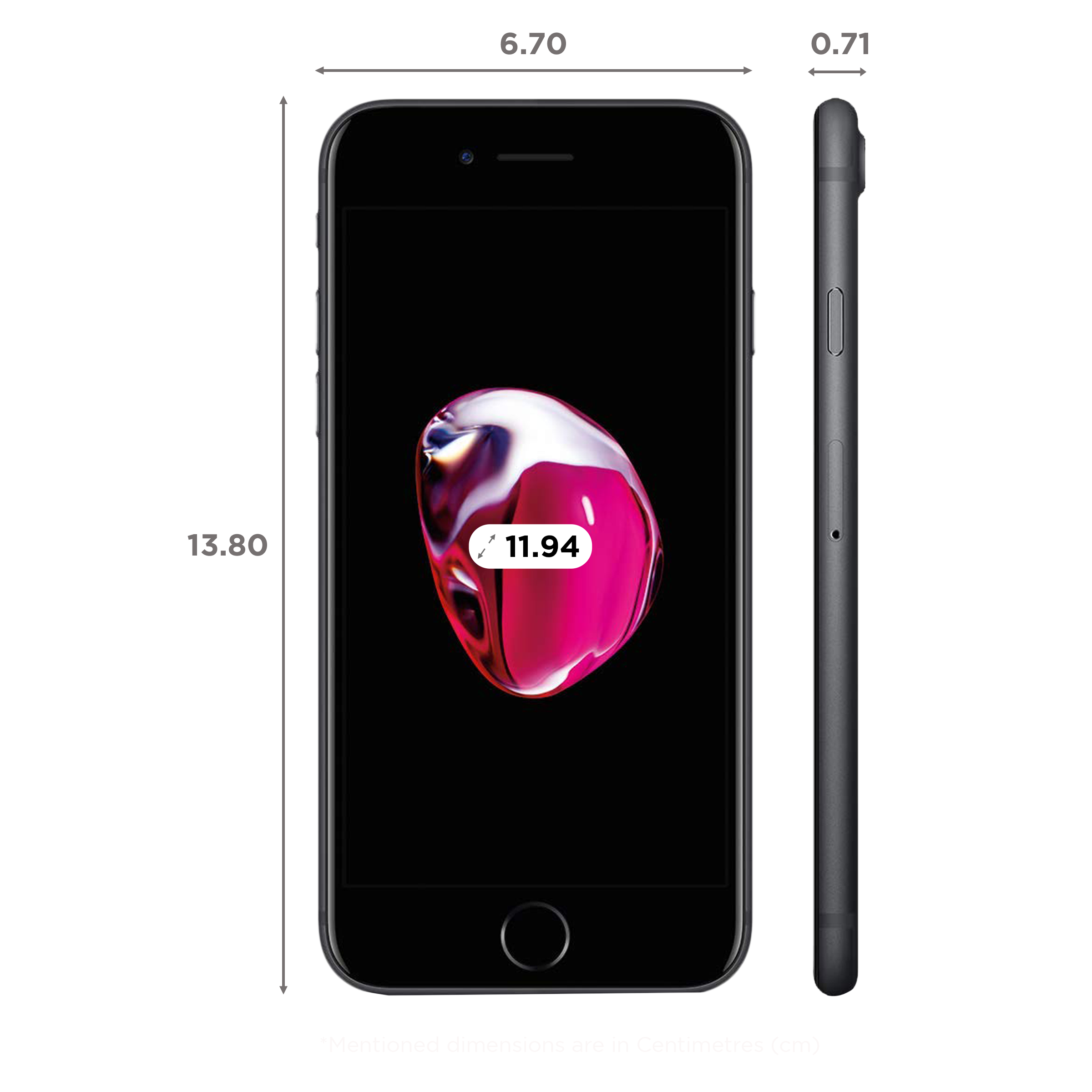 アイフォン7 Refurbished iPhone 7 (32GB, Jet Black) Online - Croma